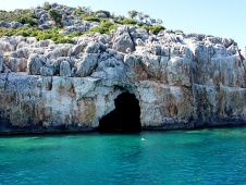 Blaue Höhle nahe Kekova