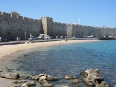 Rhodes  Altstadtmauern